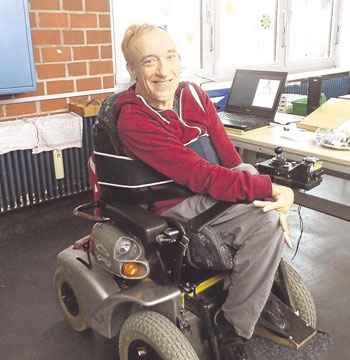 Ihm soll der Erlös des Benefizspiels zugutekommen: Ralf Peter Klebe, der lange in Braach lebte und jetzt in Heringen wohnt. Foto: nh