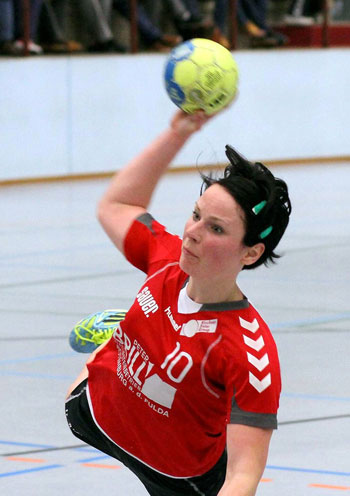 Trainierte viele der WHO-Spielerinnen in deren Jugendzeit: Waldhessen-Akteurin Anette Richter. Foto: Walger