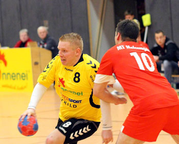 Gegen Melsungen mächtig in Fahrt: Martin Denk. Foto: Walger