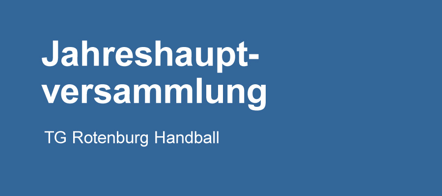 Einladung zur Jahreshauptversammlung 2018