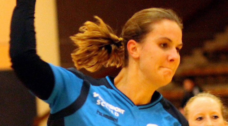 Sie überzeugte bei der Niederlage: Stefanie Krestel setzte den Wollröderinnen elfmal den Ball ins Netz. Foto: Walger Sie überzeugte bei der Niederlage: Stefanie Krestel setzte den Wollröderinnen elfmal den Ball ins Netz. Foto: Walger