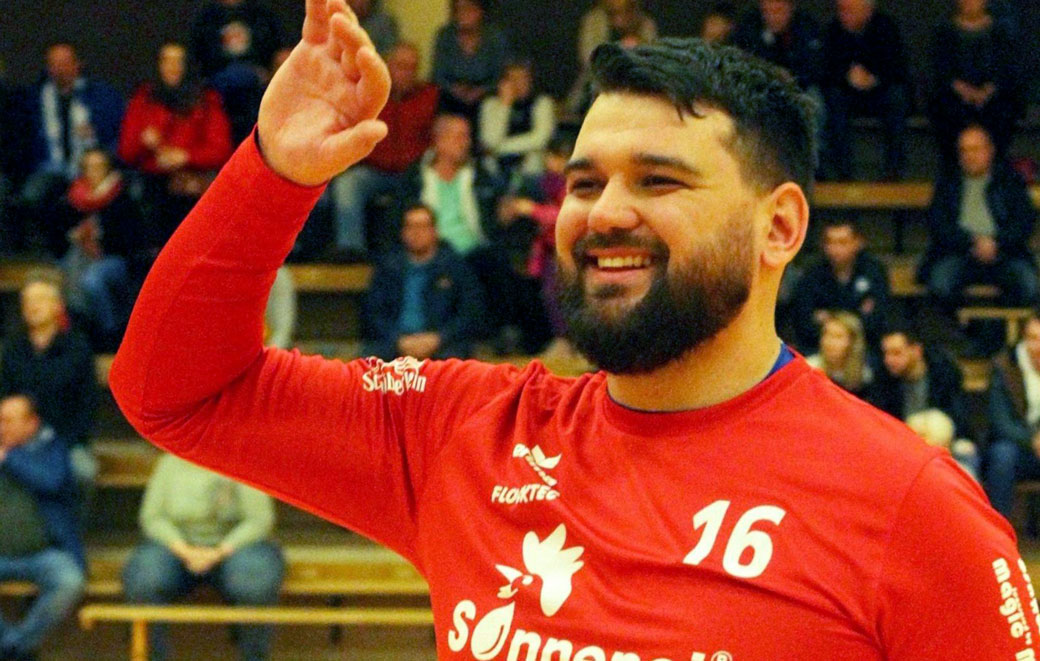 Er hatte am Samstag allen Grund zu strahlen: Torwart Drazen Cica war einer der Matchwinner der TGR. © Thomas Walger