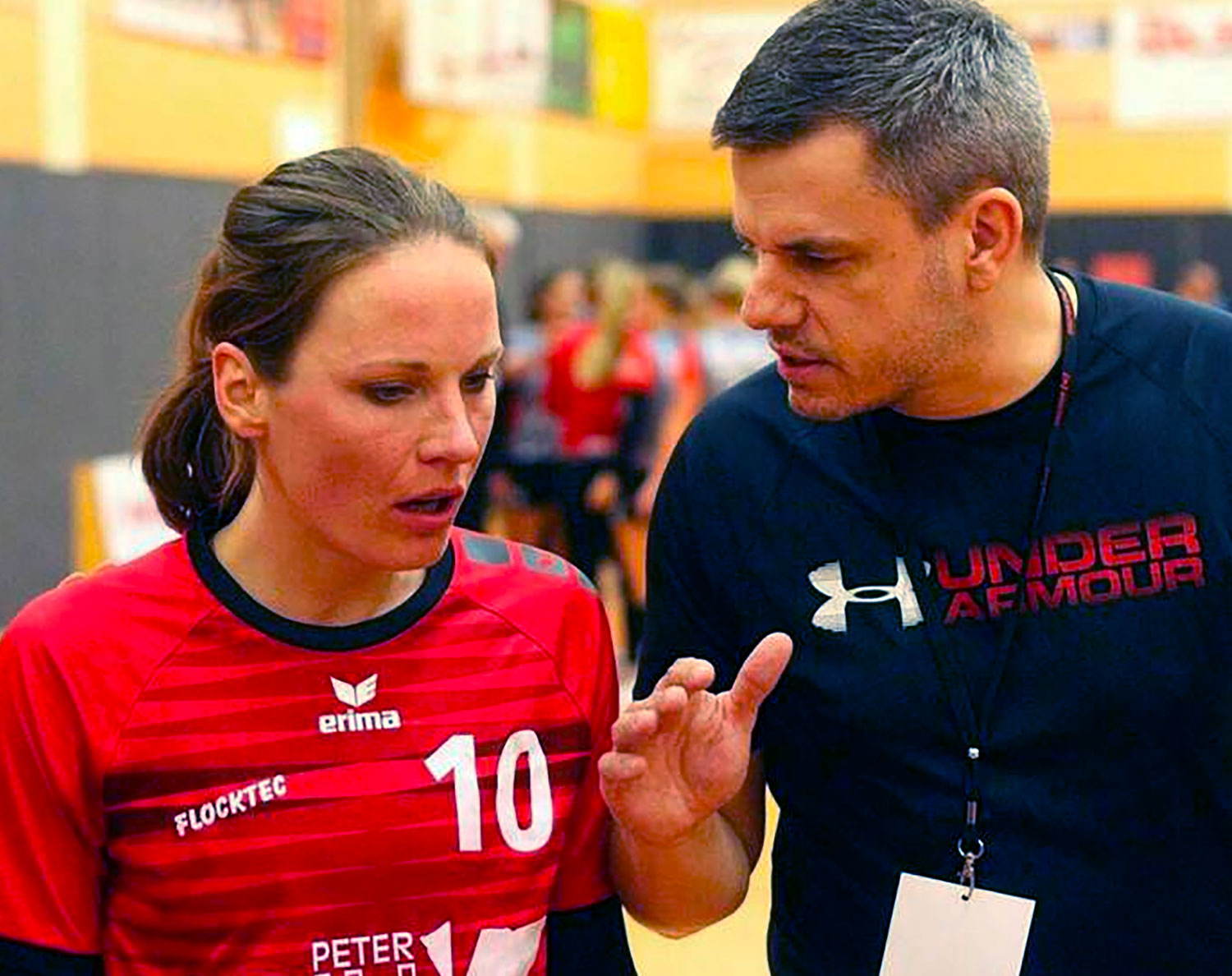  Ein bewährtes Duo: Anette Lusky, deren Comeback allmählich näherrückt, und ihr Trainer Sebastian Jaschinski. Archiv-Foto: Thomas Walger//NH
