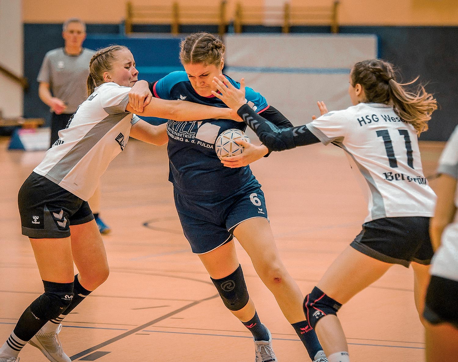 Wird der TGR wegen eines Nasenbeinbruchs fehlen: Fabienne Grützmacher. Foto: Stefan Kost-Siepl