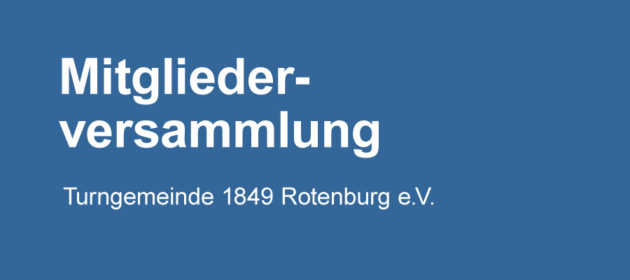 Die Jahresmitgliederversammlung 2019 findet am 25. März im Rotenburger Rathaus statt.